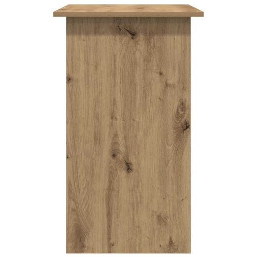  kézműves tölgy színű szerelt fa íróasztal 80 x 45 x 74 cm