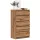  kézműves tölgy színű szerelt fa fiókos szekrény 60 x 36 x 103cm