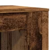  antik fa színű szerelt fa dohányzóasztal 102 x 55 x 42 cm