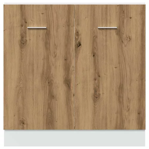  “Lyon” kézműves tölgy szerelt fa mosogató alsószekrény