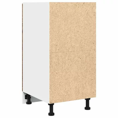  “Lyon” antik fa színű szerelt fa fiókos alsószekrény