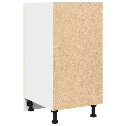  “Lyon” kézműves tölgyszínű szerelt fa fiókos alsószekrény