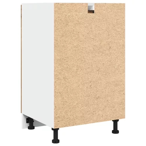  “Lyon” antik fa színű szerelt fa fiókos alsószekrény