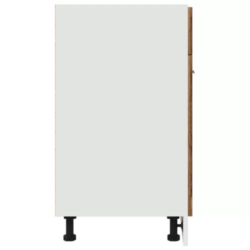  “Lyon” antik fa színű szerelt fa fiókos alsószekrény