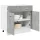  “Lyon” betonszürke szerelt fa fiókos alsószekrény