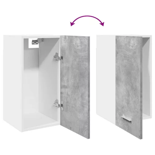  “Lyon” betonszürke szerelt fa függő szekrény 30 x 31 x 60 cm