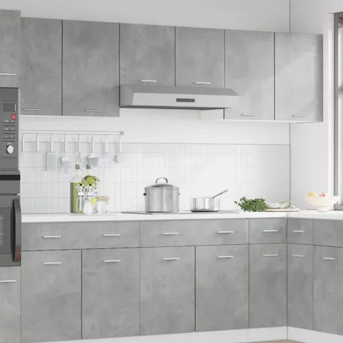  “Lyon” betonszürke szerelt fa függő szekrény 80 x 31 x 60 cm