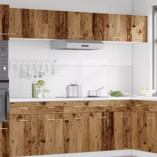  “Lyon” antik fa színű szerelt fa függőszekrény 60 x 31 x 40 cm