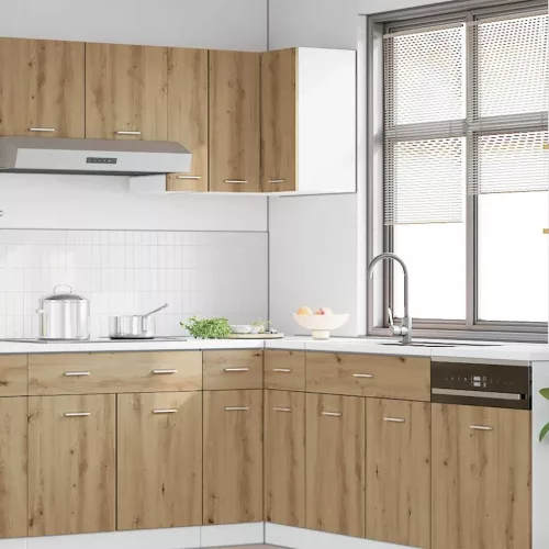  “Lyon” kézműves tölgy szerelt fa függő sarokszekrény