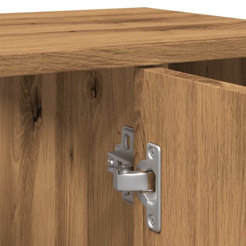  Fürdőszobai szekrény kézműves tölgy 60x32x53,5 cm műszaki fa