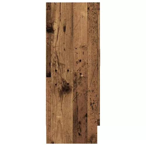  antik fa színű szerelt fa könyvszekrény 82,5 x 30,5 x 80 cm