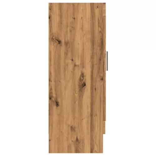  kézműves tölgy színű szerelt fa könyvszekrény 82,5x30,5x80 cm