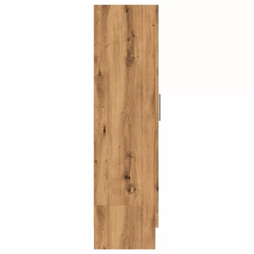  kézműves tölgy színű szerelt fa könyvszekrény 82,5x30,5x115 cm