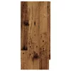  antik fa színű szerelt fa tálalószekrény 120 x 30,5 x 70 cm