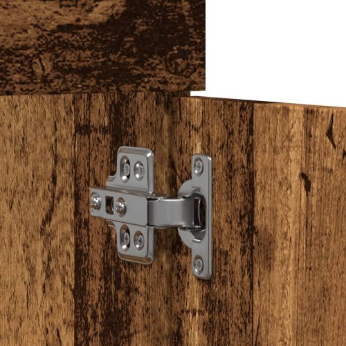  antik fa színű szerelt fa mosdószekrény 90x38,5x46 cm