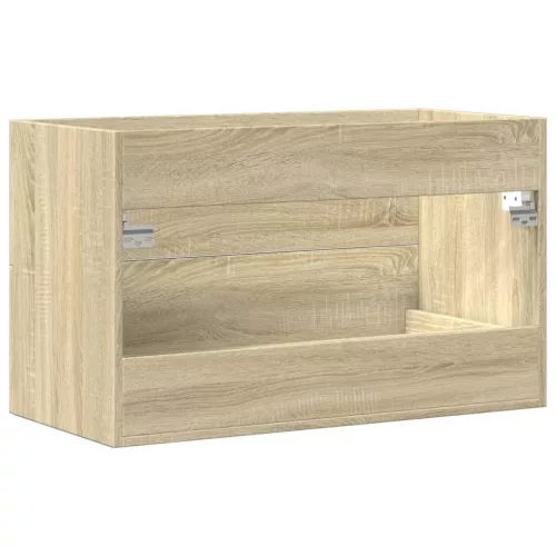  antik fa színű szerelt fa mosdószekrény 80 x 38,5 x 48 cm