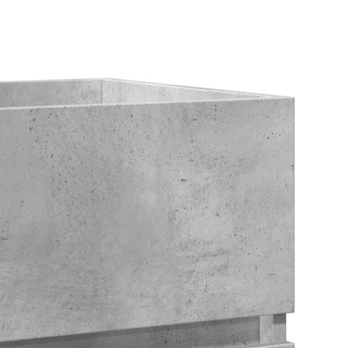  betonszürke szerelt fa mosdószekrény 41 x 38,5 x 45 cm