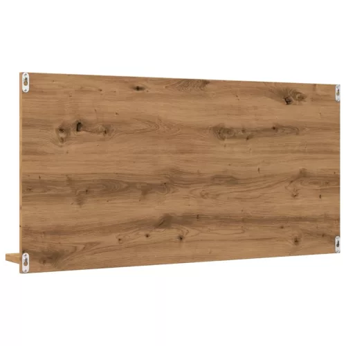  kézműves tölgy szerelt fa tükrös fürdőszobaszekrény 90x11x45 cm