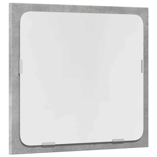  2 részes betonszürke szerelt fa fürdőszobai bútorszett