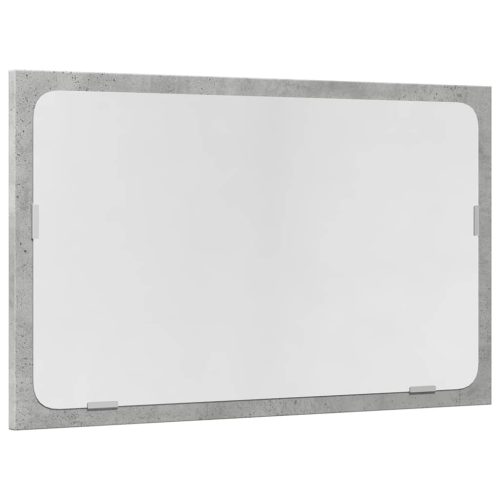  2 részes betonszürke szerelt fa fürdőszobai bútorszett