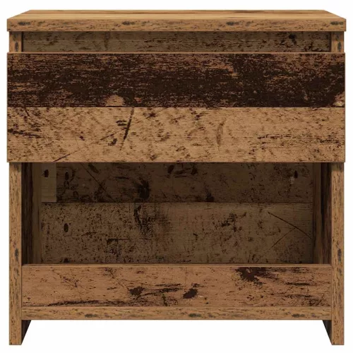  2 db antik fa forgácslap éjjeliszekrény 40 x 30 x 39 cm