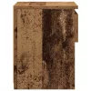  2 db antik fa forgácslap éjjeliszekrény 40 x 30 x 39 cm