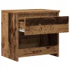  2 db antik fa forgácslap éjjeliszekrény 40 x 30 x 39 cm