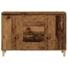  antik fa színű szerelt fa tálalószekrény 102 x 35 x 70 cm