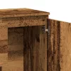  antik fa színű szerelt fa tálalószekrény 102 x 35 x 70 cm