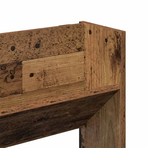  antik fa színű szerelt fa fali cipősszekrény 80 x 18 x 90 cm