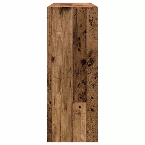  Konzolasztal régi fa 105x30x80 cm műszaki fa