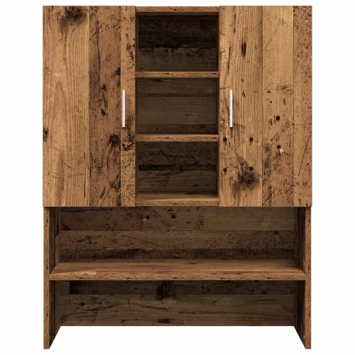  antik fa színű mosógépszekrény 70,5 x 25,5 x 90 cm