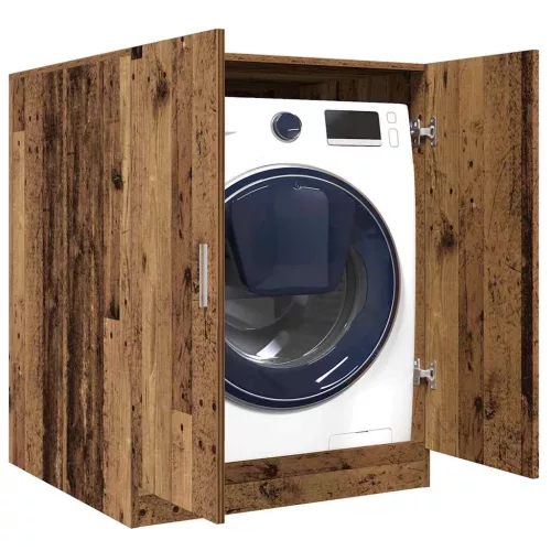  antik fa színű mosógépszekrény 70,5 x 71,5 x 91,5 cm