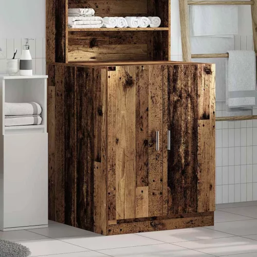  antik fa színű mosógépszekrény 70,5 x 71,5 x 91,5 cm