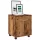  antik fa színű szerelt fa kerekes szekrény 45 x 38 x 54 cm