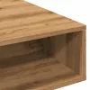  kézműves tölgy színű szerelt fa dohányzóasztal 105 x 55 x 32 cm