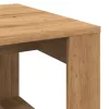  kézműves tölgy színű szerelt fa kisszekrény 50 x 50 x 35 cm