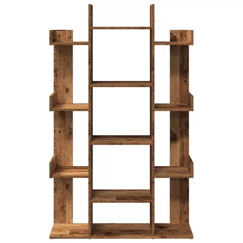  Könyves szekrény Régi fa 86x25,5x140 cm Gépelt fa