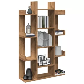    Könyves szekrény Artisan tölgy 86x25,5x140 cm Műanyag fa