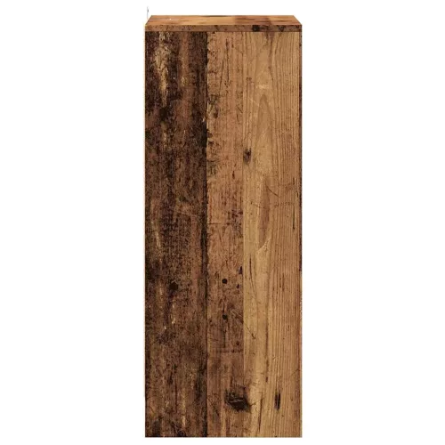  antik fa színű szerelt fa cipősszekrény 60 x 35 x 92 cm