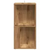  sarokszekrény kézműves tölgy 33x33x67 cm szerelt fa