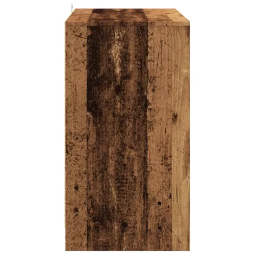  antik fa színű szerelt fa tálalószekrény 70x41x75 cm