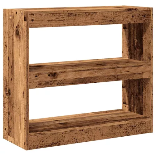  Könyvszekrény/szobaosztó régi fa 80x30x72 cm