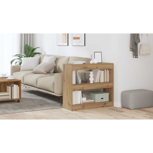  Könyvszekrény/szobaosztó Artisan tölgy 80x30x72 cm