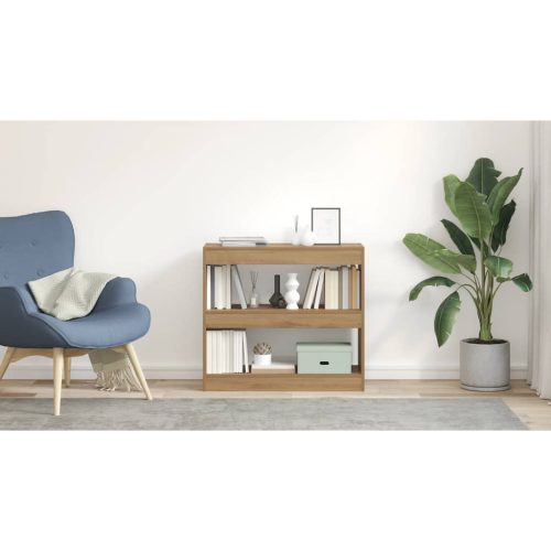  Könyvszekrény/szobaosztó Artisan tölgy 80x30x72 cm