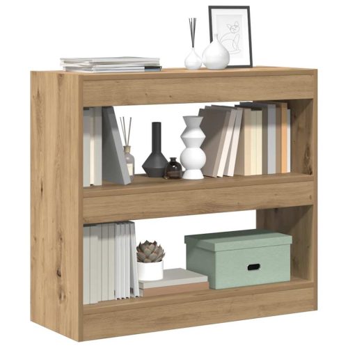  Könyvszekrény/szobaosztó Artisan tölgy 80x30x72 cm