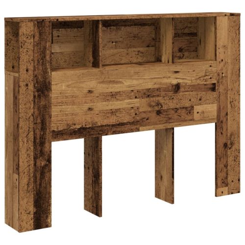  antik fa színű szerelt fa áthidalószekrény 140x18,5x102,5 cm