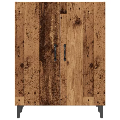  antik fa színű szerelt fa tálalószekrény 70 x 34 x 90 cm