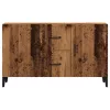 antik fa színű szerelt fa tálalószekrény 100 x 36 x 60 cm