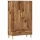  Highboard régi fa 70x31x115 cm gépesített fa